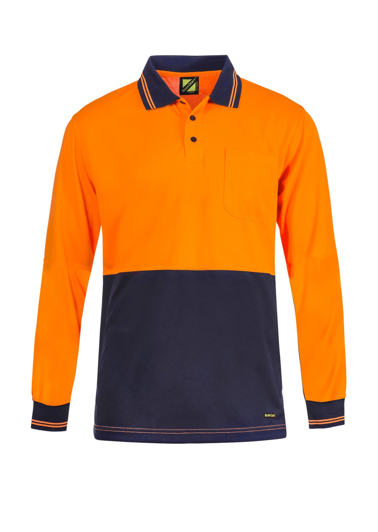 Workcraft Hi Vis Lightweight Polo -ls (WSP209)