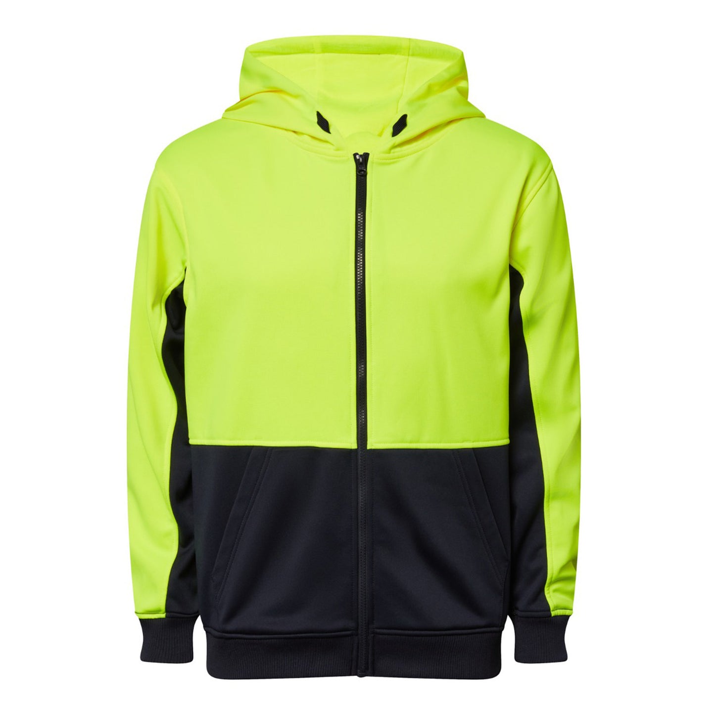 Workcraft Hi Vis Hoodie With Zip (WT8017)