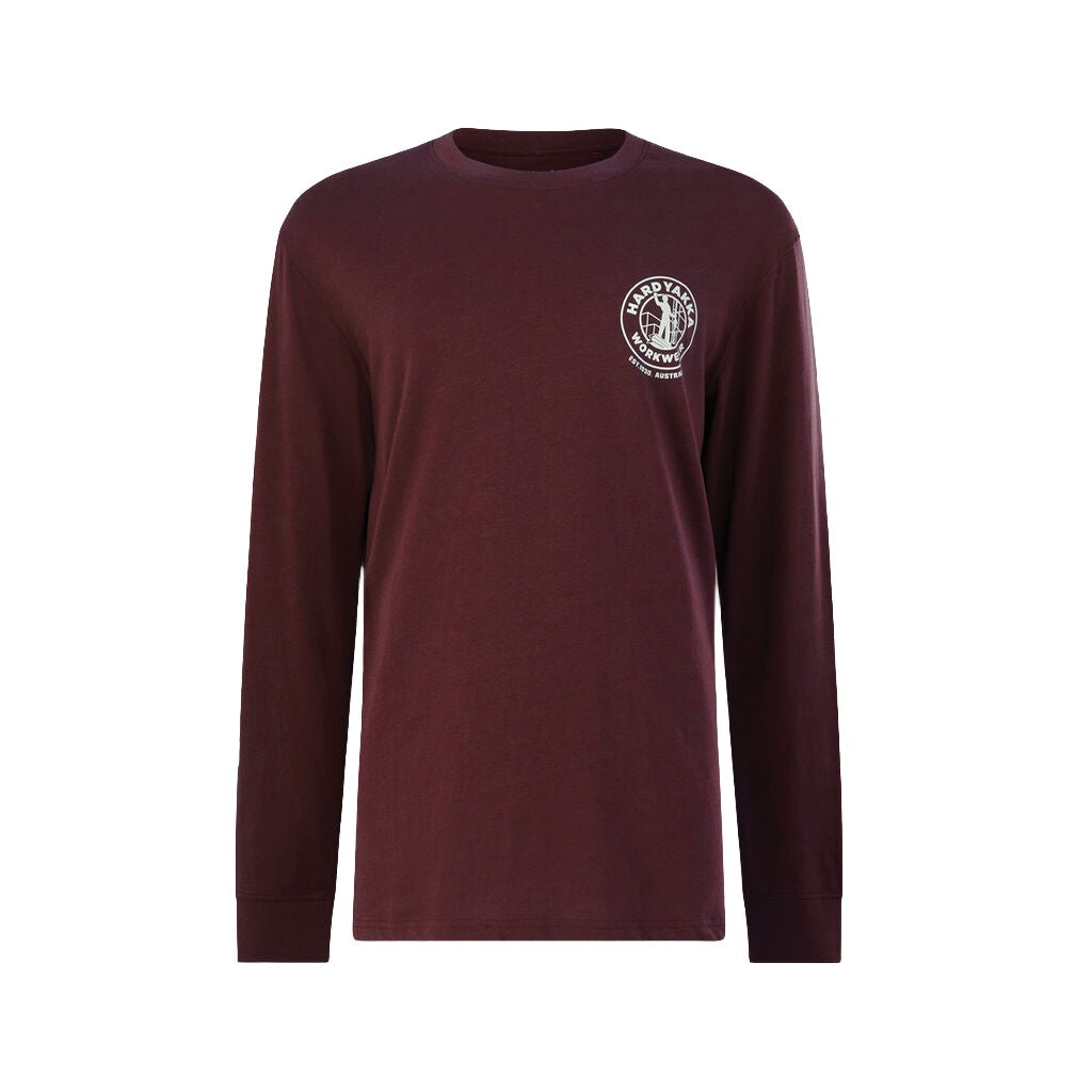 Hard Yakka Core Long Sleeve Heritage Icon Tee (Y11489)