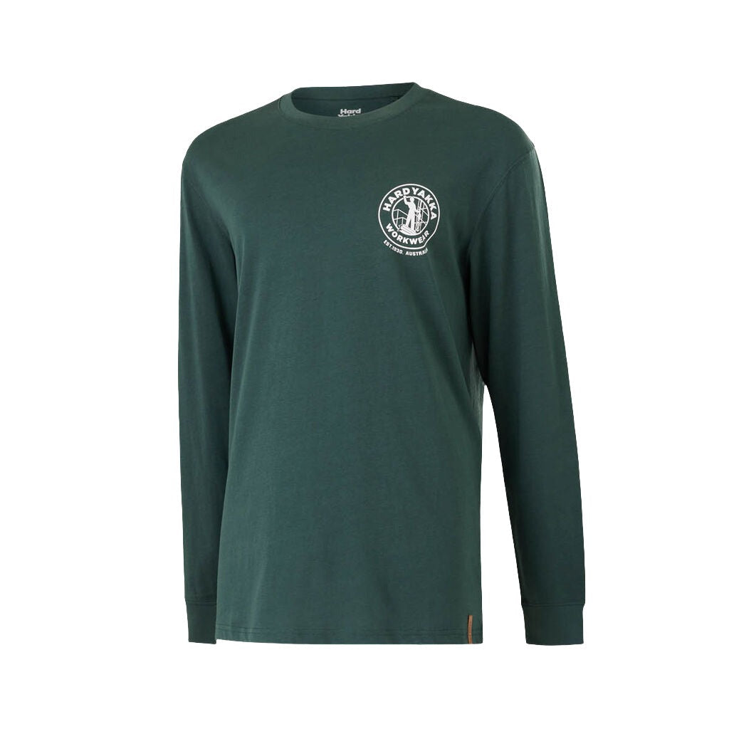 Hard Yakka Core Long Sleeve Heritage Icon Tee (Y11489)
