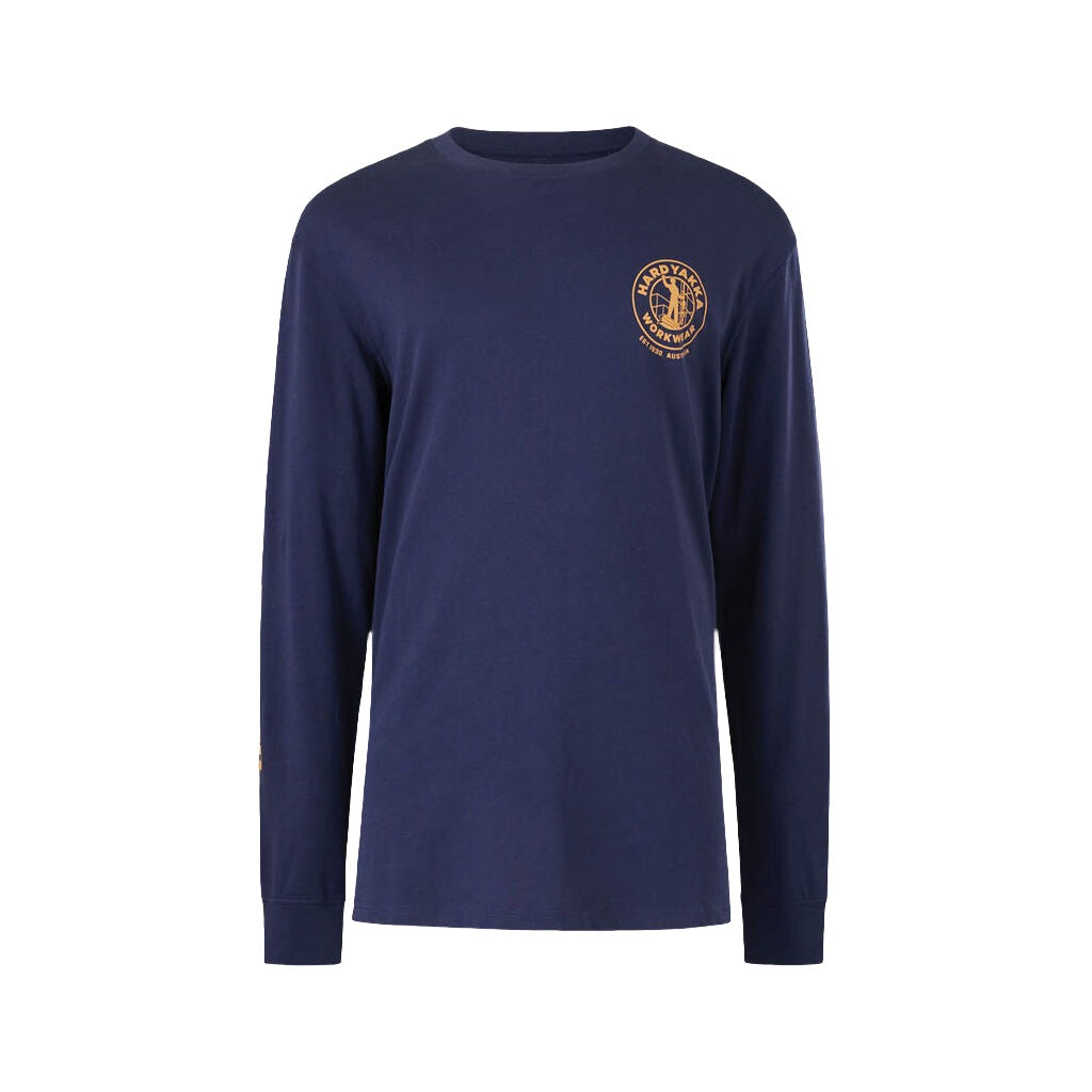 Hard Yakka Core Long Sleeve Heritage Icon Tee (Y11489)