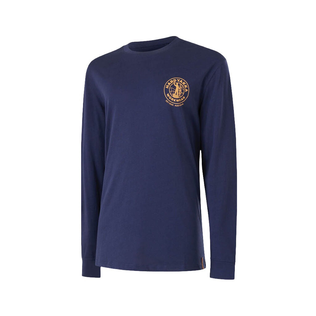 Hard Yakka Core Long Sleeve Heritage Icon Tee (Y11489)