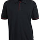 Stencil-Stencil Men's Cool Dry Polo-Black/Red / S-Uniform Wholesalers - 9
