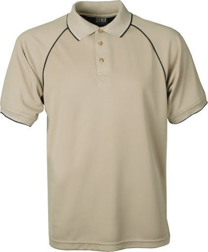 Stencil-Stencil Original Cool Dry Polo-Beige/Navy/White / XS-Uniform Wholesalers - 3