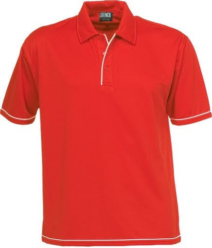 Stencil-Stencil Men's Cool Dry Polo--Uniform Wholesalers - 4