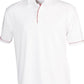 Stencil-Stencil Men's Cool Dry Polo-White/Red / S-Uniform Wholesalers - 1