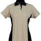 Stencil-Stencil Ladies' Active Cool Dry Polo-Beige/Navy / 8-Uniform Wholesalers - 4