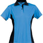 Stencil-Stencil Ladies' Active Cool Dry Polo-Bomini Blue/Navy / 8-Uniform Wholesalers - 5