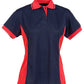 Stencil-Stencil Ladies' Active Cool Dry Polo-Navy/Red / 8-Uniform Wholesalers - 7