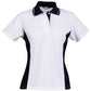 Stencil-Stencil Ladies' Active Cool Dry Polo-White/Navy / 8-Uniform Wholesalers - 3
