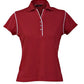 Stencil-Stencil Ladies' Bio-Weave Polo-Cherry/Pale Blue / 8-Uniform Wholesalers - 3