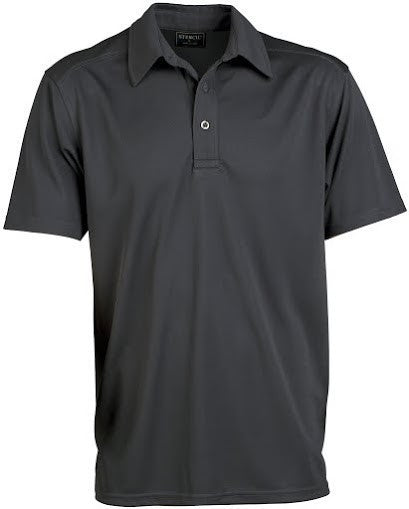 Stencil-Stencil Men's Glacier Polo-Charcoal / S-Uniform Wholesalers - 4