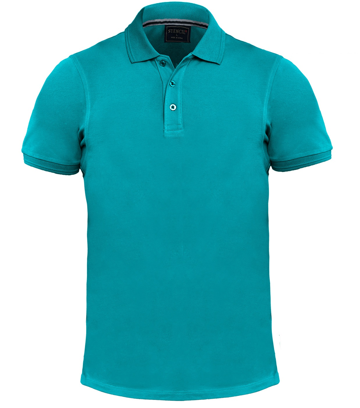 Stencil Oceanic Mens S/S Polo-(1065)