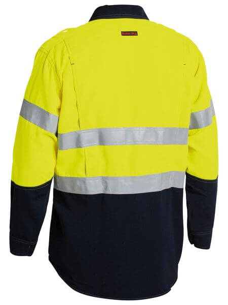 Bisley Tencate Tecasafe® Plus 700 Taped Hi Vis Fr Vented Shirt (BS8082T)