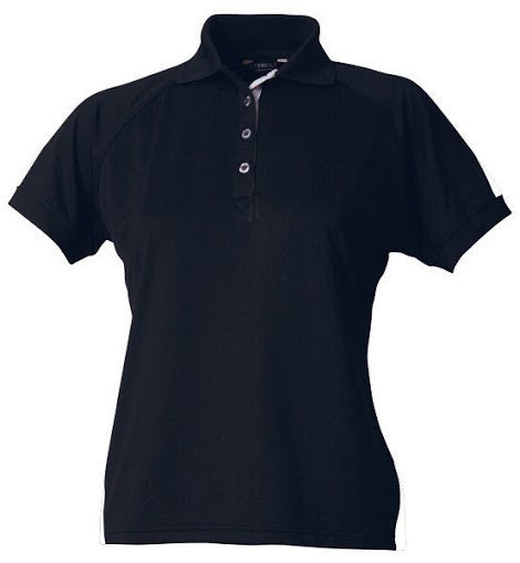 Stencil-Stencil Ladies' Team Polo-Navy/White / 8-Uniform Wholesalers - 5