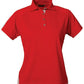 Stencil-Stencil Ladies' Team Polo-Red/Silver / 8-Uniform Wholesalers - 3
