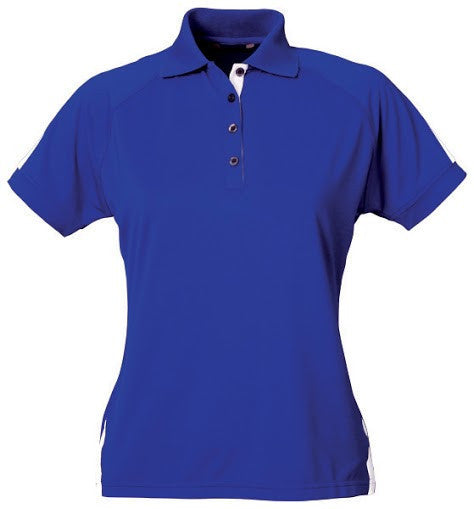 Stencil-Stencil Ladies' Team Polo-Royal/White / 8-Uniform Wholesalers - 4
