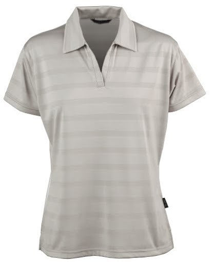 Stencil-Stencil Ladies' Ice Cool Polo-Pewter/Pewter / 8-Uniform Wholesalers - 5
