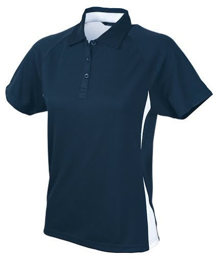 Stencil-Stencil Ladies' Arctic Polo-Navy/White / 8-Uniform Wholesalers - 4
