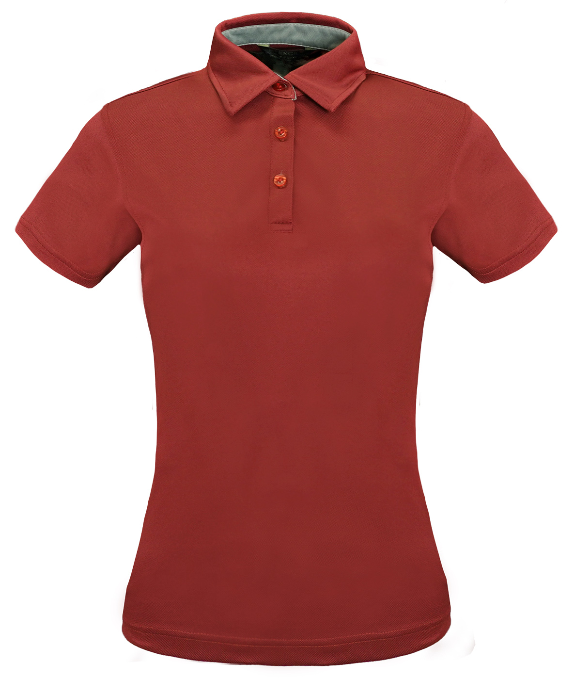 Stencil Kahve Ladies S/S Polos(1164)