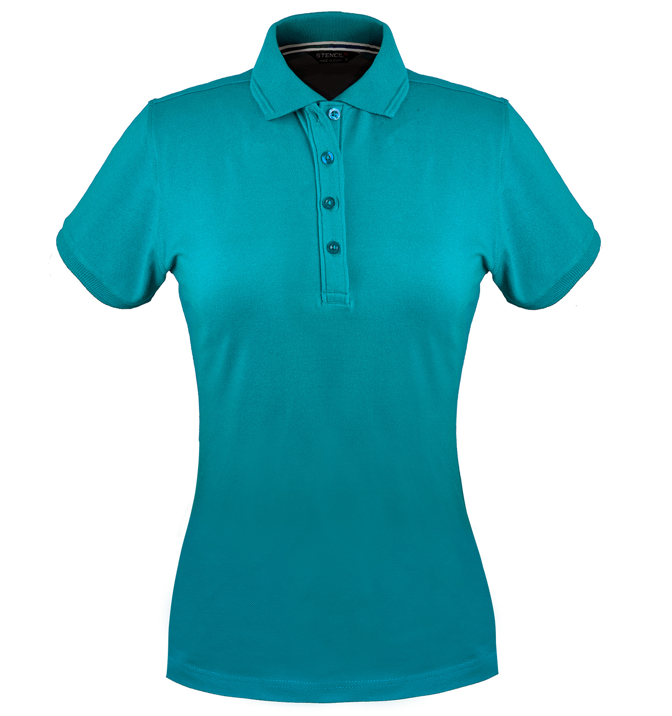 Stencil Oceanic Ladies S/S Polo-(1165)