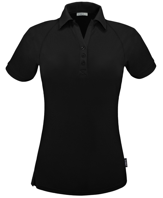 Stencil Infinity Ladies S/S Polos-(1167)