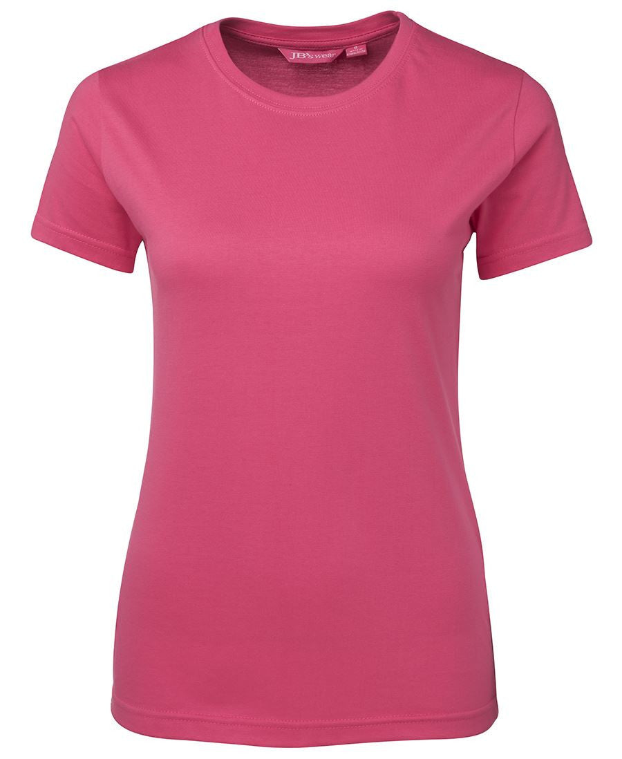 JB's Wear-JB's Ladies Fitted Tee-Pink / 8-Uniform Wholesalers - 7