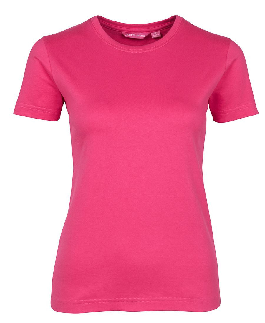 JB's Wear-JB's Ladies Fitted Tee-Hot Pink / 8-Uniform Wholesalers - 6