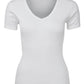 JB's Wear-JB's Ladies V-Neck Tee-White / 8-Uniform Wholesalers - 4