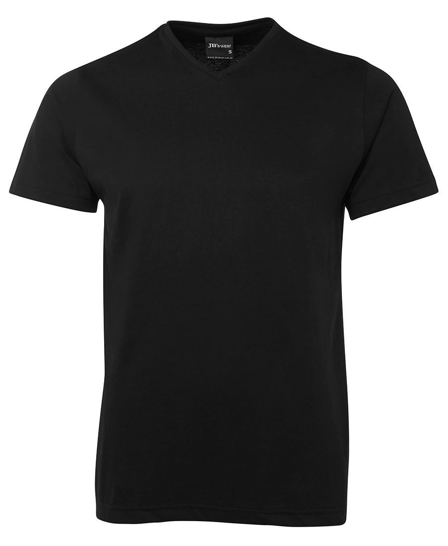 JB's Wear-JB's V Neck Tee-Black / S-Uniform Wholesalers - 2