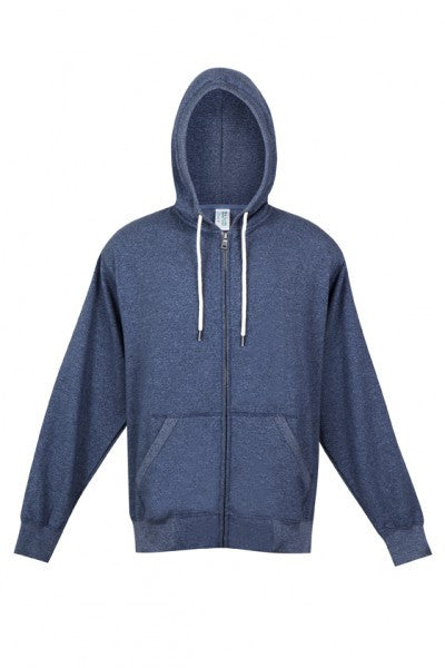 Ramo-Ramo Mens Greatness Heather Zip Hoodie (new)-Navy Heather / S-Uniform Wholesalers - 4