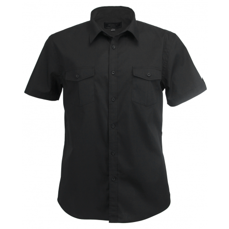 Stencil-Stencil Hospitality Nano 2034S Mens L/S Shirt-S / Black / Black-Uniform Wholesalers - 4