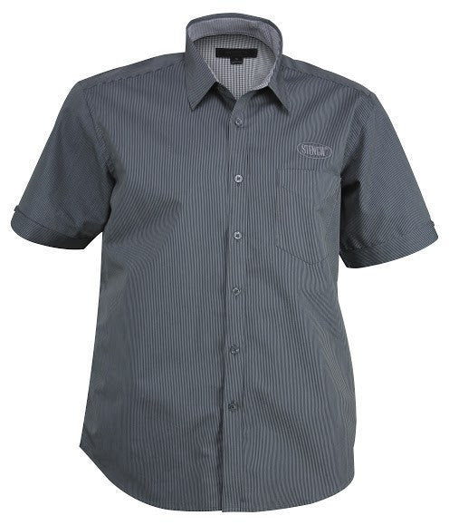 Stencil-Stencil Men's Inspire Shirt (S/S)-Charcoal / S-Uniform Wholesalers - 5