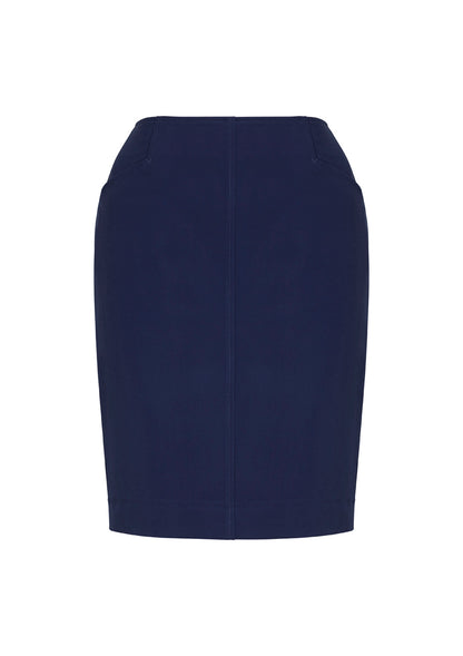 Biz Corporate Womens Siena Bandless Pencil Skirt (20717)