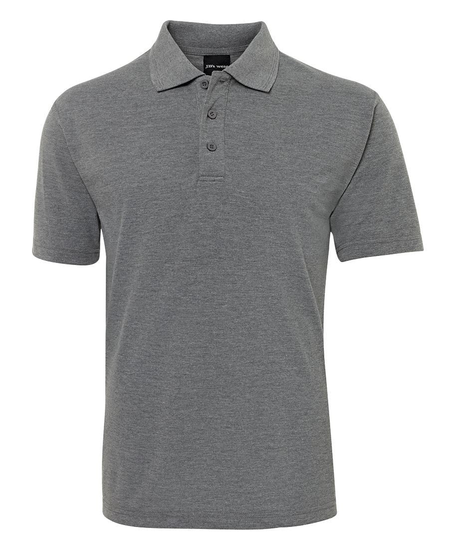JB's Wear-Jb's Adult 210 Polo -1st ( 12 color )-Grey Marle / S-Uniform Wholesalers - 8