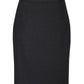 Biz Corporates-Biz Corporates Ladies Waisted Pencil Skirt-Black / 4-Corporate Apparel Online - 2