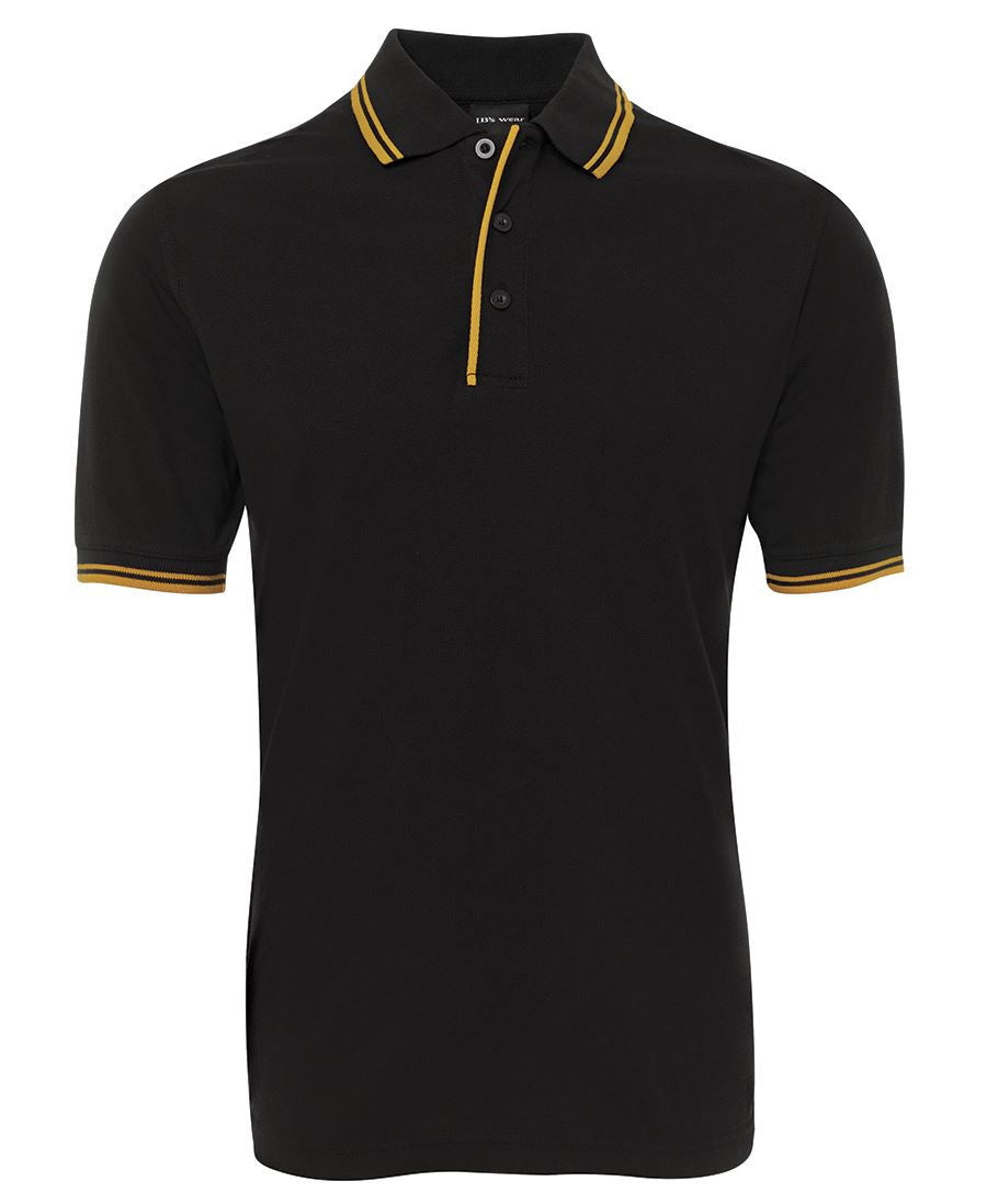 JB's Wear-Jb's Contrast Polo - Adults 1st ( 9 Color )-Black/Gold / S-Uniform Wholesalers - 2