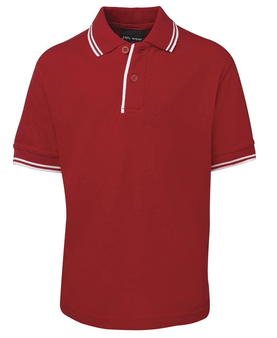 JB's Wear-JB's Kids Contrast Polo-Red/White / 4-Uniform Wholesalers - 6