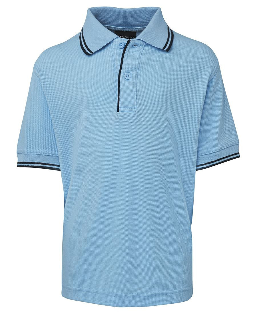 JB's Wear-JB's Kids Contrast Polo-Light Blue/Navy / 4-Uniform Wholesalers - 9