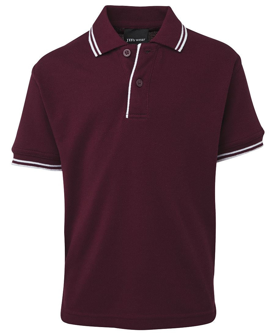 JB's Wear-JB's Kids Contrast Polo-Maroon/White / 4-Uniform Wholesalers - 10