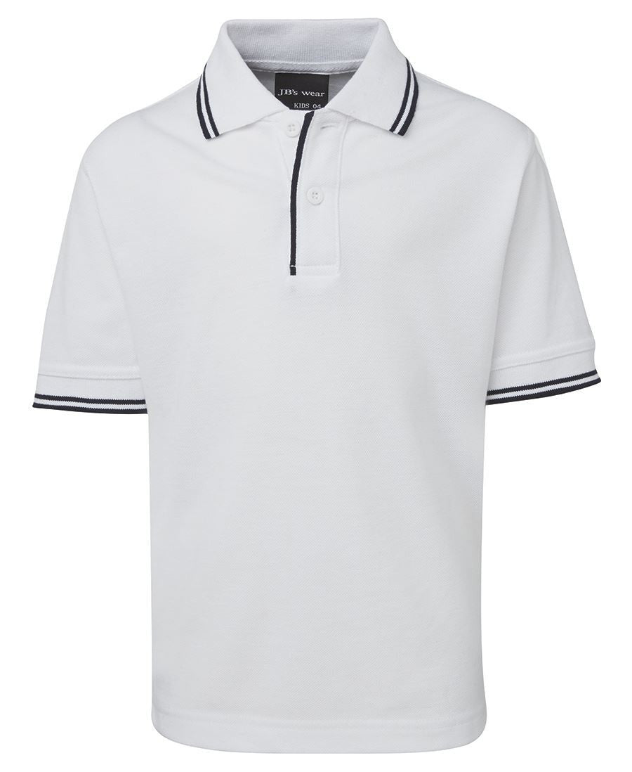 JB's Wear-JB's Kids Contrast Polo-White/Navy / 4-Uniform Wholesalers - 16