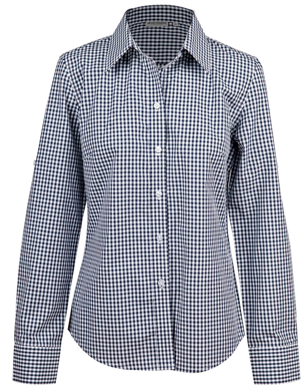 Winning Spirit Ladie's Gingham Check Long Sleeve Shirt (M8300L)