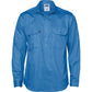 DNC Close Front Cotton Drill Shirt - Long Sleeve (3204)