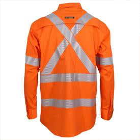 Hivis Segment Taped Coolight "X" Back Shirt (3646)