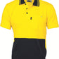 DNC HiVis Cool-Breeze Cotton Jersey S/S Polo Shirt with Under Arm Cotton Mesh (3845)