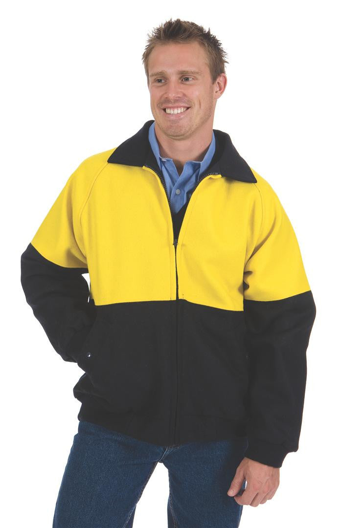 DNC Hi Vis Two Tone Bluey Bomber Jacket 3869 Uniform Wholesalers