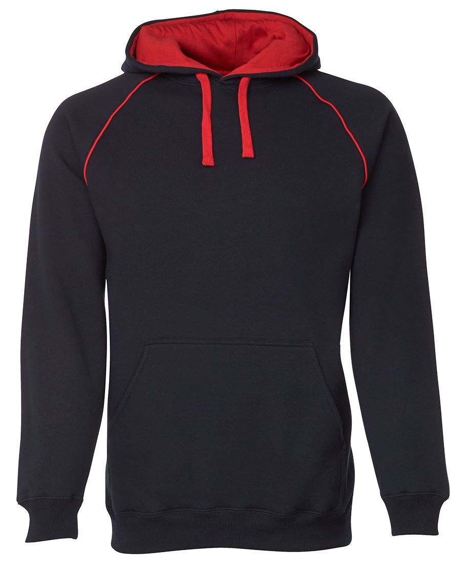 JB's Wear-JB's Contrast Fleecy Hoodie-Navy/Red / S-Uniform Wholesalers - 4