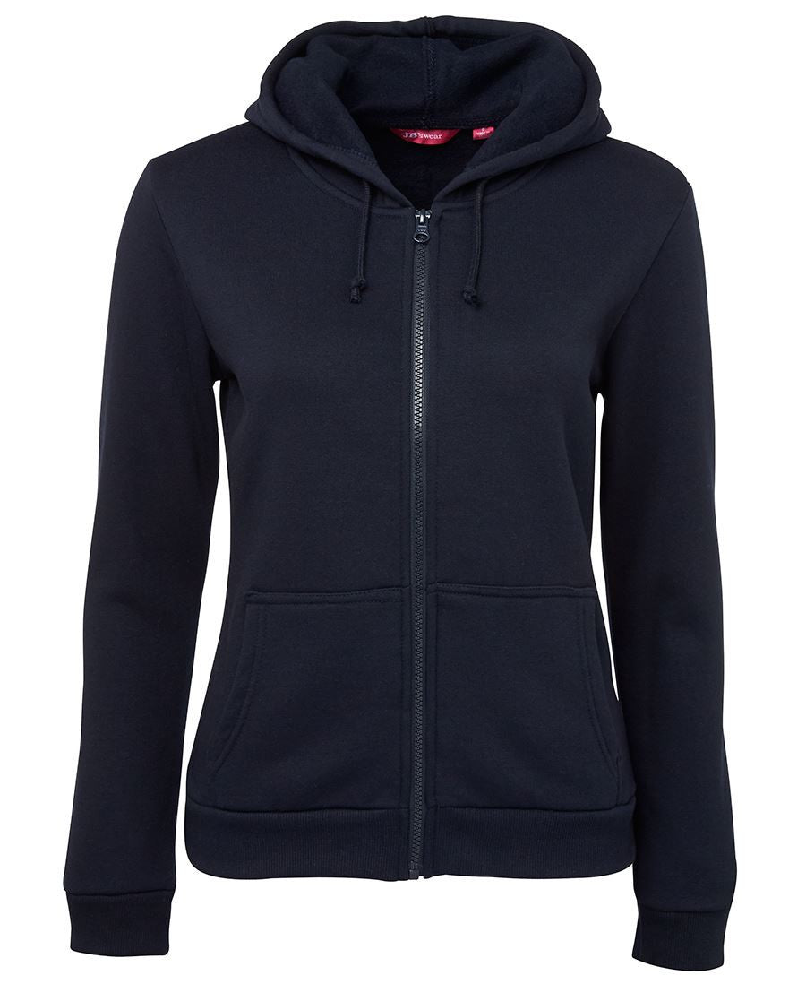 JB's Wear-JB's Ladies P/C Full Zip Hoodie-Navy / 8-Uniform Wholesalers - 2