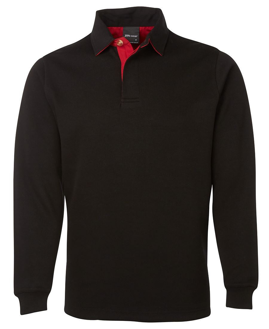 JB's Wear-JB's Adults 2 Tone Rugby-Black/Red / S-Uniform Wholesalers - 4