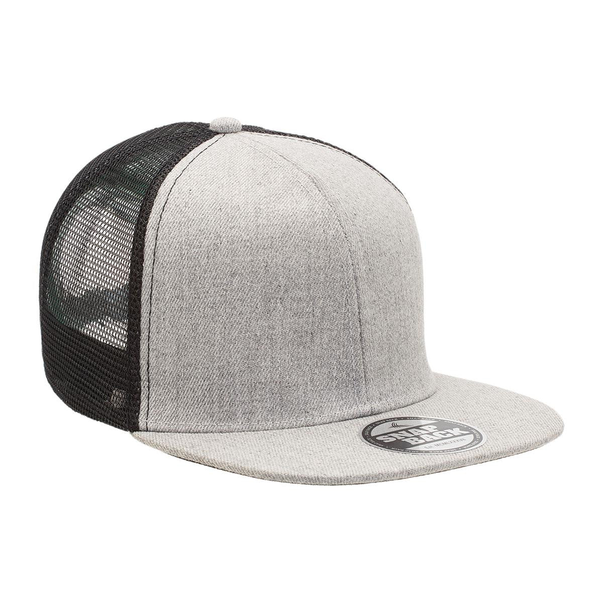Legend Life Heathered Flat Peak Trucker (4396)